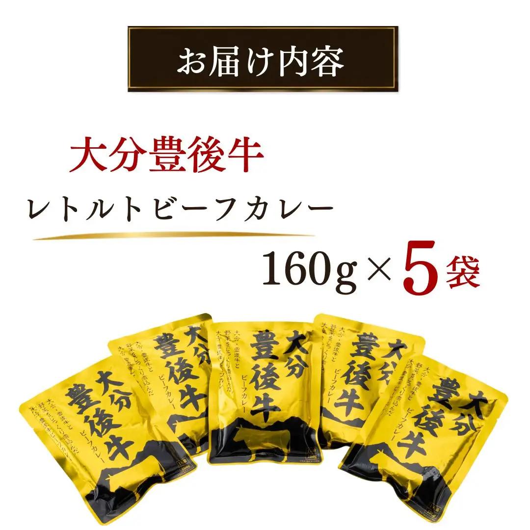 レトルトカレー 大分豊後牛 レトルトカレー 5食 | 津久見市　FN-Limited-PR
