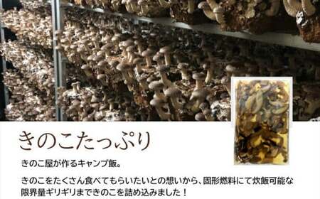 メスティンで炊ける キャンプ飯 本格きのこ炊き込みご飯 KINOKO MESHI 1合用×5食 セット ソロキャン アウトドア