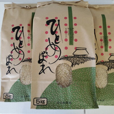 【ふるさと納税】【令和7年産】大衡村産ひとめぼれ5kg×3袋(玄米)【1686444】