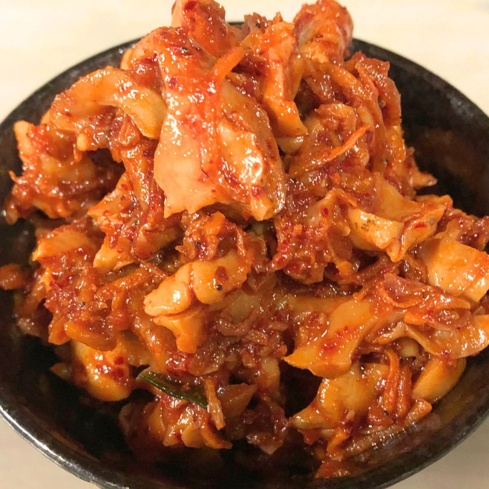 【ふるさと納税】つぶキムチ 300～1000g《厚真町》【株式会社めぐみ水産】[AXAZ006/AXAZ007]