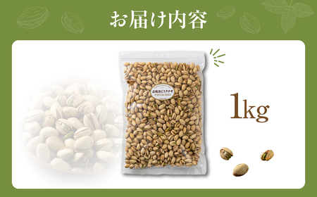 【6回定期便】素焼き ピスタチオ 1kg  無塩 ナッツ | ピスタチオ