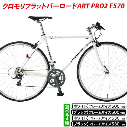 【ふるさと納税】クロモリフラットバーロード ART PRO2 F570 フレームサイズ500mm フレームサイズ530mm 福井商会《30日以内に出荷予定(土日祝除く)》大阪府 羽曳野市 自転車 サイクリング スポーツ 日本製 送料無料