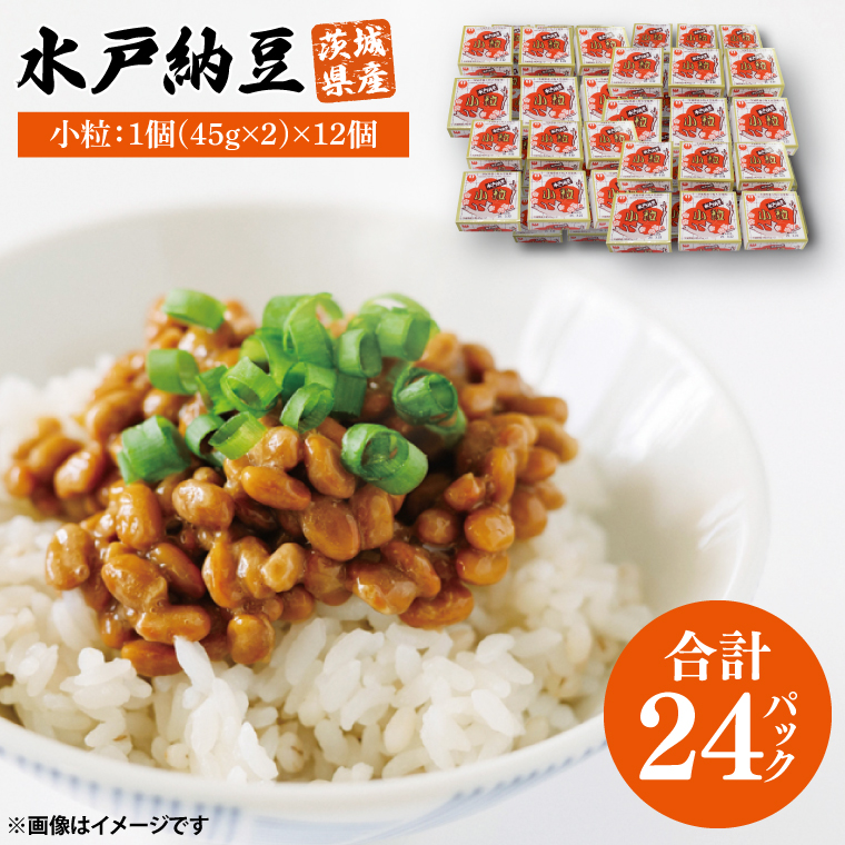 水戸納豆 小粒 12個(1箱6個入り×2)｜納豆 水戸納豆 小粒 小粒納豆 茨城県 行方市(BD-2)