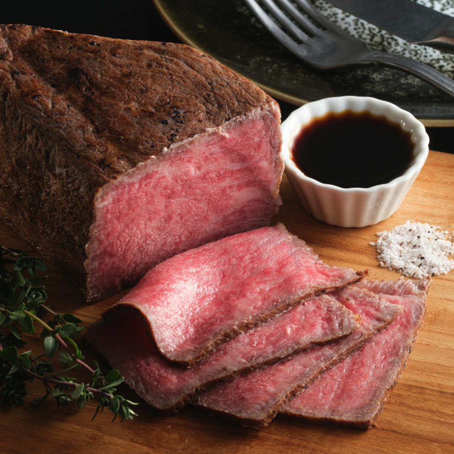 ＜踊るローストビーフ　ともや＞京都府産「黒毛和牛」ローストビーフ（イチボ）350ｇ