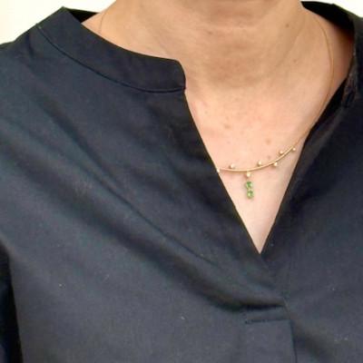 ふるさと納税 山梨県 K18 エメラルド ダイヤモンド ネックレス |  | 02