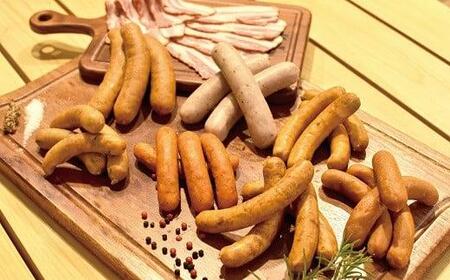 【京都 ブランド豚 ベーコン ウインナー ソーセージセット 】（九条ネギ ウインナー ソーセージ チョリソー チーズ ウインナー ソーセージ ジャーマンブルスト ウインナー ソーセージ ブリーブルスト