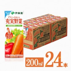 伊藤園の充実野菜 緑黄色野菜ミックス(紙パック)200ml×24本(川南町)