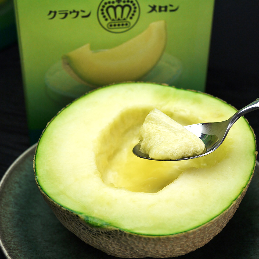【もったいない！を食べよう】訳ありクラウンメロン　1玉（1.0kg以上）