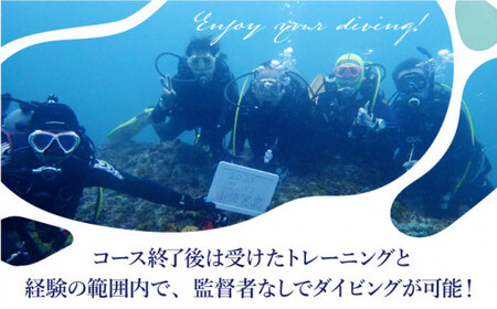 【初級者Cカード発行プラン】スキューバダイビング Open Water Diving コース 1名様 [DBB002]