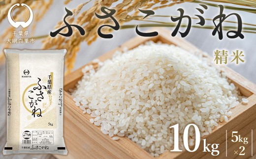令和8年産 千葉県産　ふさこがね10kg (精米5kg×2袋) ふるさと納税 人気 おすすめ ランキング 米 精米 白米 ふさこがね 千葉県 大網白里市 送料無料 E028