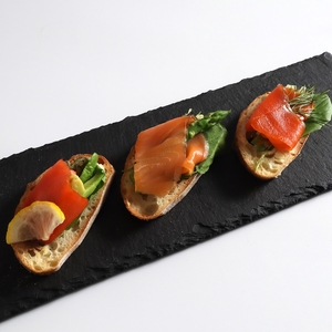 《スモークサーモン3種セット》計480g (紅鮭･トラウト･アトラン 各160g×2)【Kaori-薫】[1153]