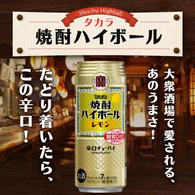 ふるさと納税 京都市 【タカラ】焼酎ハイボール＜レモン＞ 24本セット 500ml|京都 タカラ 焼酎 酎ハイ ハイボール |  | 02