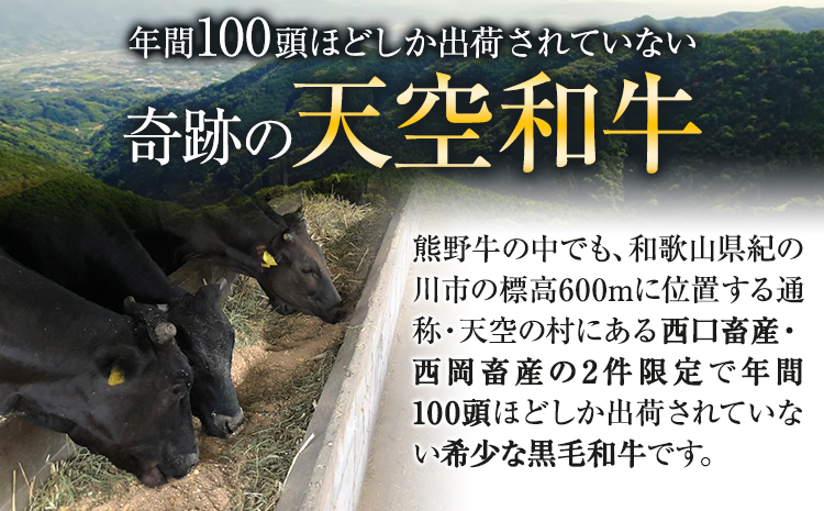 年間100頭程の奇跡の天空和牛!  サーロインステーキ約400g(約100g × 4枚) 有限会社松牛 《30日以内に出荷予定(土日祝除く)》サーロインステーキ 黒毛和牛 牛 牛肉 牛肉ステーキ ステ
