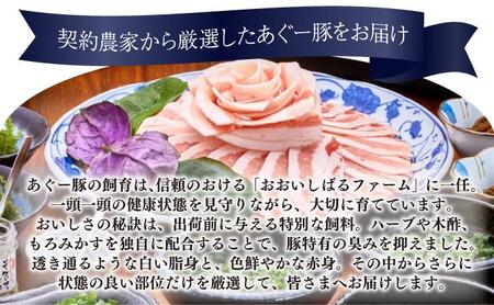 まつもと自慢のあぐー豚しゃぶしゃぶセット【6月配送】4セット（3人前×4）   I  あぐー 豚 しゃぶしゃぶ 4セット 12人前 6月 配送 国産 豚肉 冷凍  沖縄県 南城市