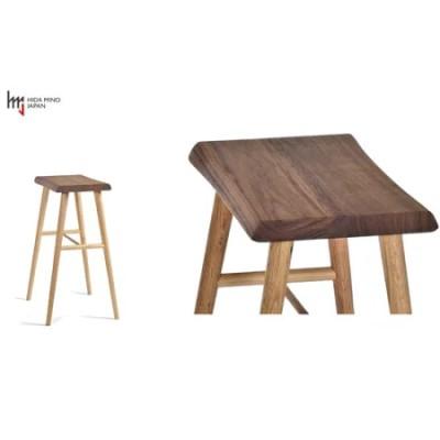 ふるさと納税 関市 ハイスツール/サイドテーブル【オーク+ウォルナット材】JCW73016X ONO+W |  | 01