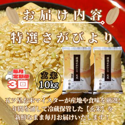 ふるさと納税 みやき町 【毎月定期便】《特選さがびより》玄米10kg(5kg×2袋)【みやき町産】_SS915全3回 |  | 02
