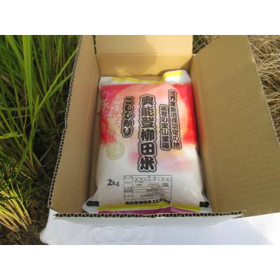 ふるさと納税 能登町 奥能登柳田米　こしひかり2Kg(令和7年産)