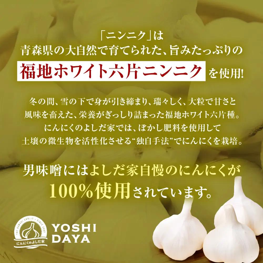 シリーズ人気No.1 青森県産にんにく にんにく一升漬け 中辛 100g 3個 セット 調味料 米