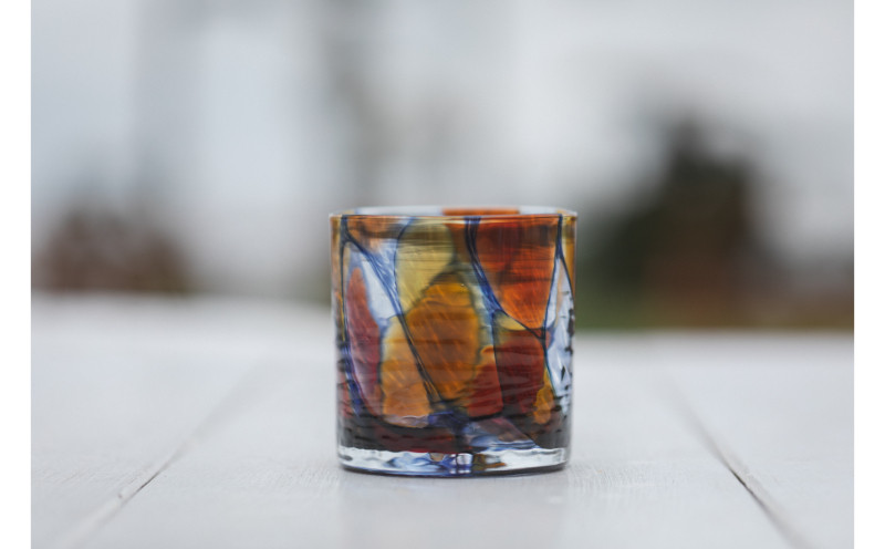 
                  【RYUKYU GLASS WORKS 海風】ステンドロック（RED）
                