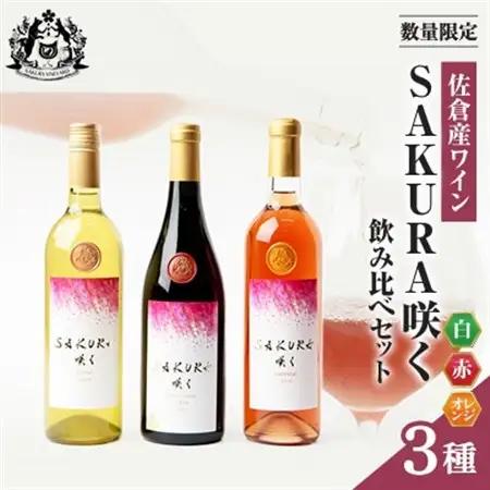 【数量限定】佐倉産初!ワイン　厳選3本セット　赤・白・オレンジワイン【配送不可地域：離島】【1637172】