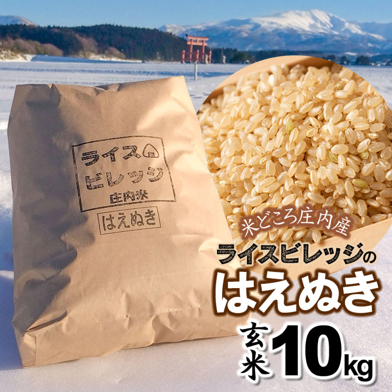 【ふるさと納税】令和7年産【新米】 米どころ庄内産 ライスビレッジのはえぬき 玄米 10kg K-7114 | 山形県 鶴岡市 楽天ふるさと 納税 返礼品