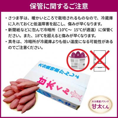 ふるさと納税 国東市 【先行受付】さつまいも 甘太くん 5kg 大分県産 M〜2L 紅はるか サツマイモ_2291R |  | 01