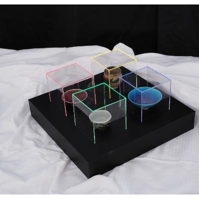 ふるさと納税 利府町 アクリル展示ケース　LED照明付ミニサイズ4ケース |  | 03