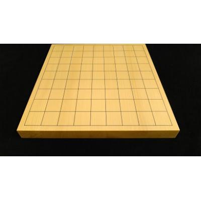 ふるさと納税 山武市 日本産榧一寸卓上柾目将棋盤(ハギ盤)　駒台付き