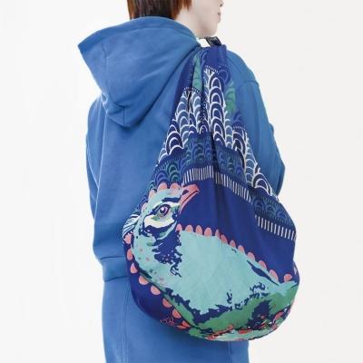 ふるさと納税 京都市 【三陽商事】ヒツジノアトリエ　WOOLふろしき(ピーコック) |  | 01