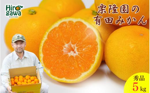【2月即納】 有田 みかん 秀品 サイズ混合 5kg / 有田みかん 温州みかん 甘い 秀品 和歌山 柑橘 5kg ※2025年11月～2026年3月上旬に順次発送【krt004-p-5】