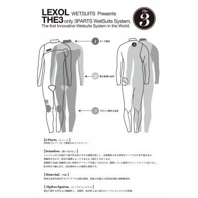 ふるさと納税 勝浦市 LEXOL WETSUITS 3パーツで構築された『THE3』フルスーツ:素材 X-SILL |  | 01