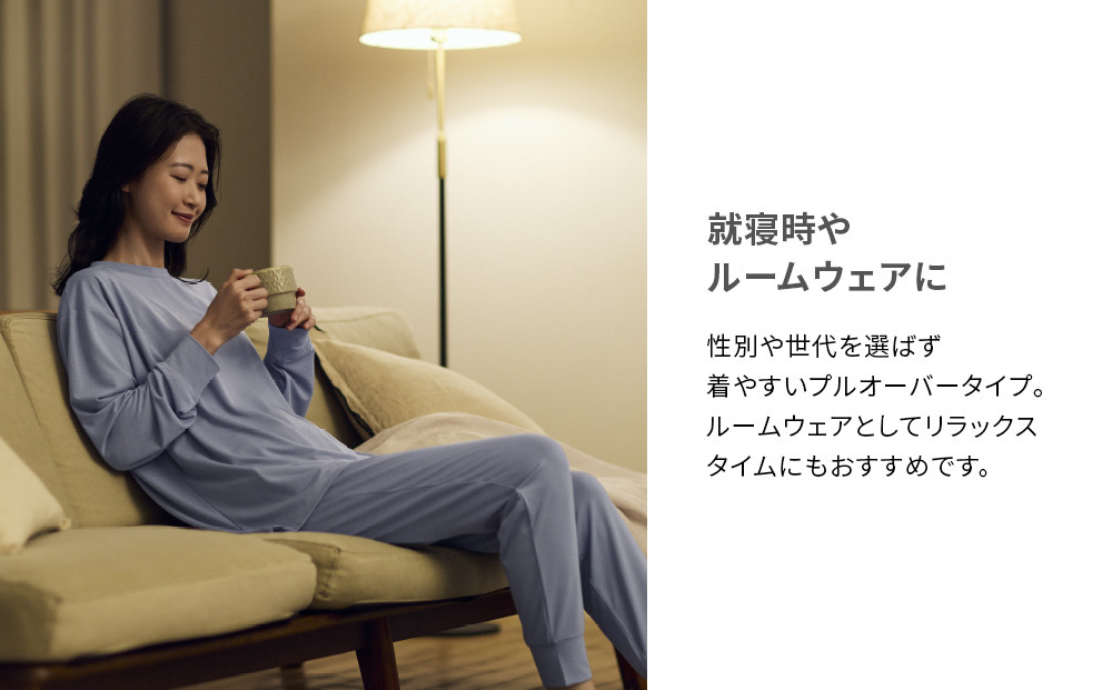 【男女兼用 Mサイズ ブルー】ReDリカバリーウェア スリープ ショートパンツ パジャマ ルームウェア 疲労回復 血行促進 一般医療機器 バイタルテック