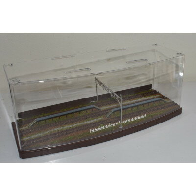【ふるさと納税】Nゲージ鉄道模型用展示台ケース付きC(洗浄台付き、平面)【1304185】