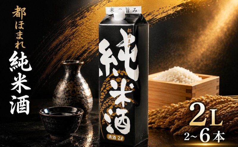 
                  日本酒 2Lパック 2~6本セット 都ほまれ 純米酒 国産 酒造 米 酒 アルコール 紙パック プレゼント 父の日 お酒 ギフト 晩酌 芳醇 sake さけ 東亜酒造 埼玉県 羽生市
                
