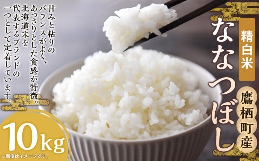 【 令和7年産 】 ななつぼし （ 精白米 ） 北海道 米 定番の品種 10kg 北海道 鷹栖町 たかすのお米 コメ こめ ご飯