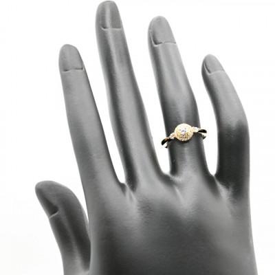 ふるさと納税 笛吹市 K18YG ダイヤモンドリング　0.26CT　R3975DI-Y #13 |  | 02