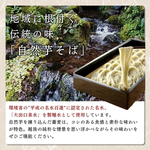 自然芋そば (乾麺) 10袋 蕎麦 そば ソバ 自然芋 じねんじょ 乾麺 新潟県 上越市