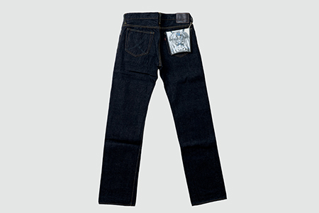 230P7634 秋田の拘りジーンズ「なまはげジーンズ」青鬼モデル(スリムストレート)32インチ 【配送日指定不可】