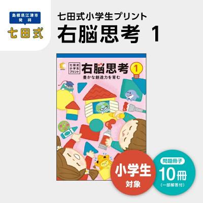 ふるさと納税 江津市 七田式小学生プリント　右脳思考1