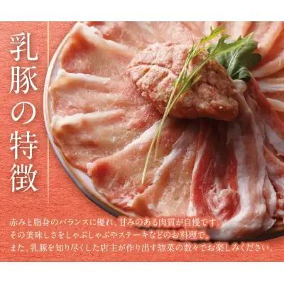 Z04-02 寄附額改定↓↓ 乳豚まんぞくセット(切り落とし・ミンチ計2kg)  豚肉