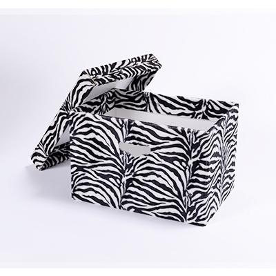 ふるさと納税 河内長野市 おしゃれなアニマル柄の収納BOX&ティッシュケースセット |  | 01