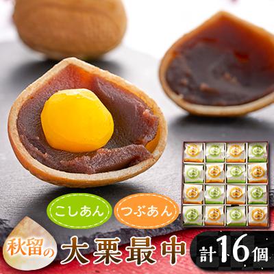ふるさと納税 あきる野市 秋留の大栗最中(16個入)【お茶ぞっぺの中島屋(あきる野の匠)】