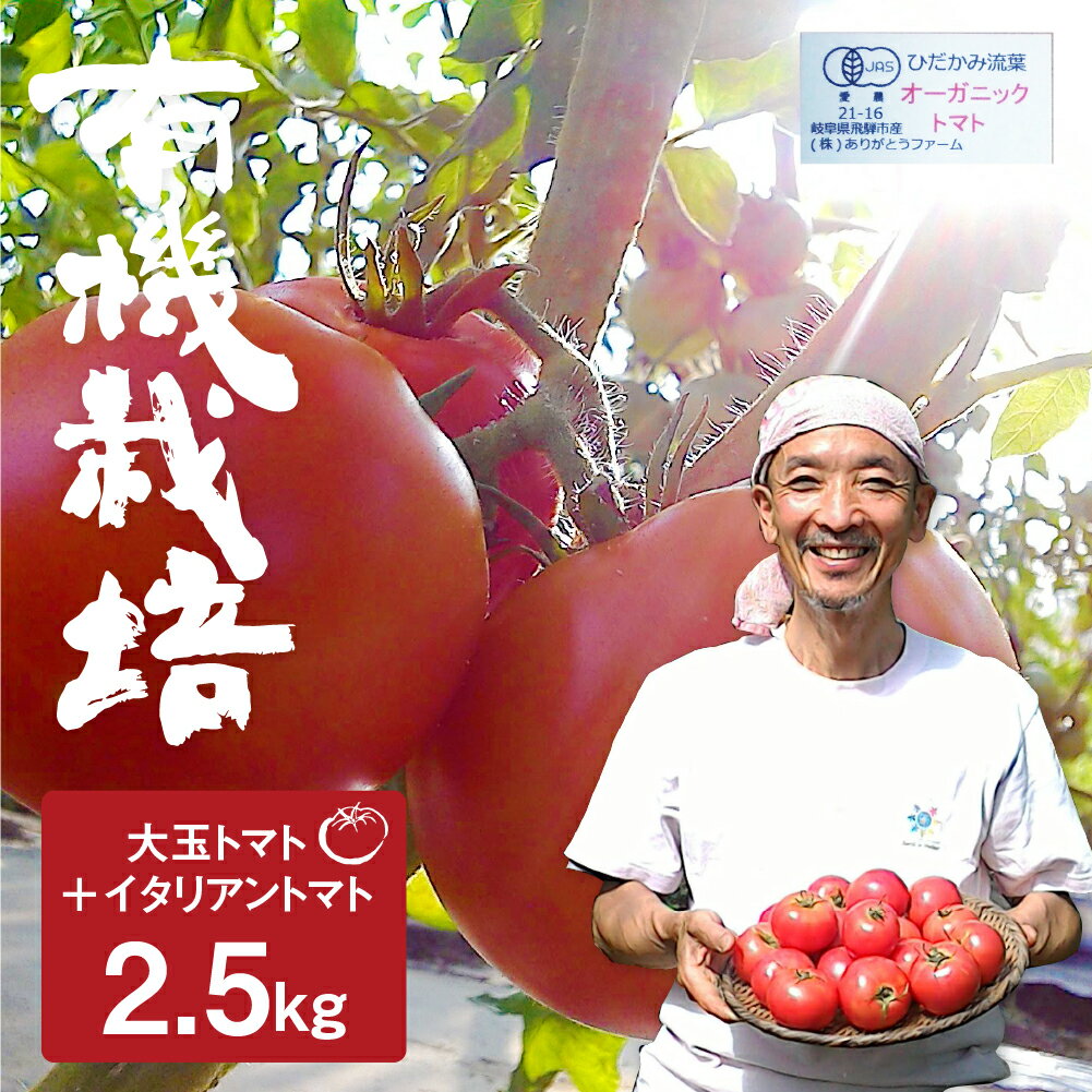 【先行予約】《期間・数量限定》ひだかみ流葉 コクと旨味の有機大玉トマト 有機JAS認定 1kg とまと 大玉 甘い 特産 国産 野菜 訳あり 旬 有機野菜 訳アリ 送料無料 [Q633]5000円 5千円
