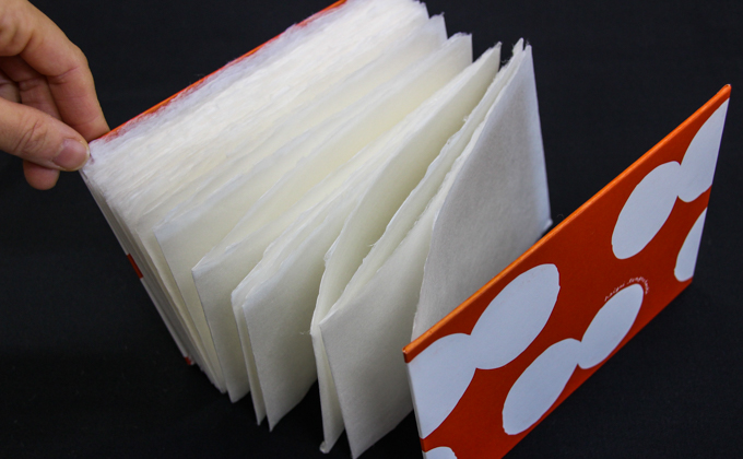 選べる和紙ノート（青）