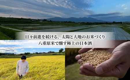 【IWCシルバーメダル飲み比べ】「八重原産ひとごこち・山恵錦」でできた日本酒 　湯川酒造店 木曽路・十六代九郎右衛門　※離島への配送不可※着日指定不可　