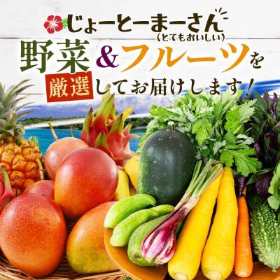 ふるさと納税 石垣市 沖縄 石垣島 新鮮 島やさい・くだもの BOX 【 野菜・フルーツ 詰め合わせセット 】1箱 |  | 01