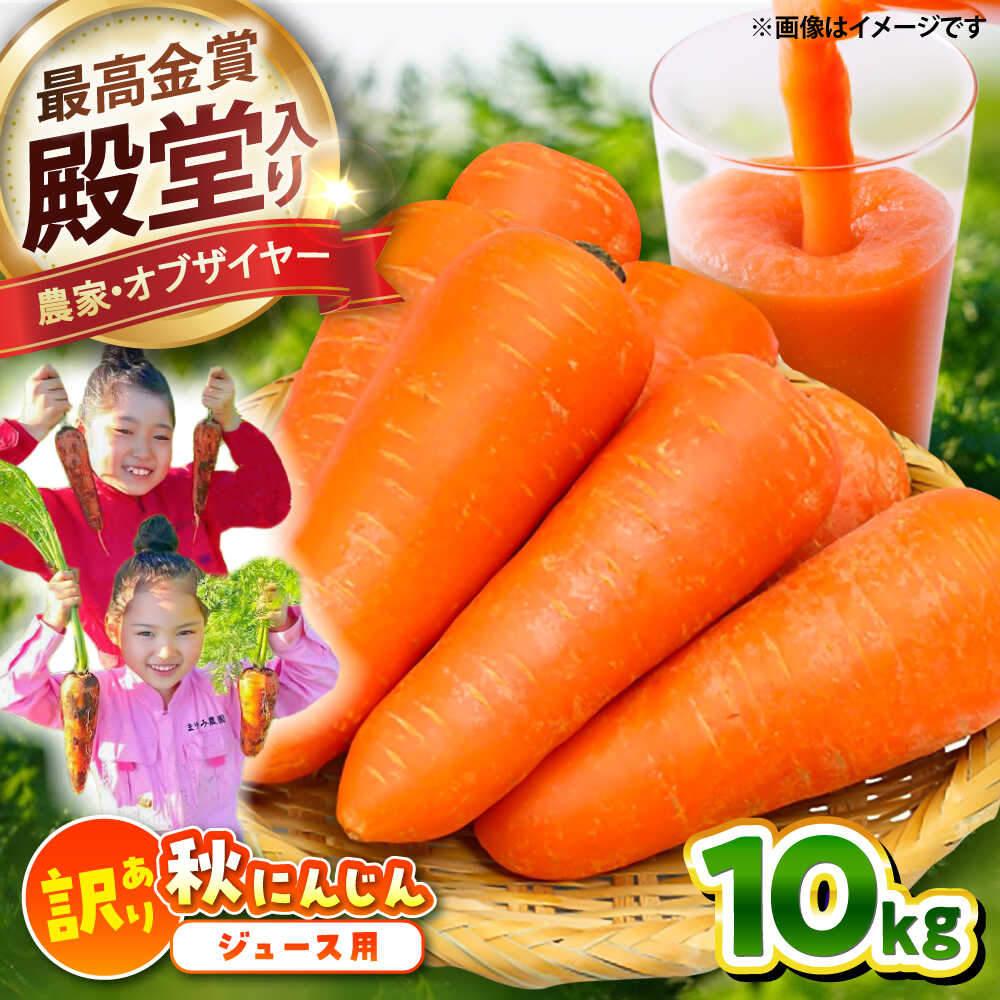 【ふるさと納税】【2025年12月順次発送開始】【訳あり】ジュース用秋にんじん【先行予約】 / にんじん ニンジン 規格外 ジュース β-カロテン 食物繊維 抗酸化作用 熊本県産 菊陽町 【株式会社 まゆみ農園】[BHCW007]