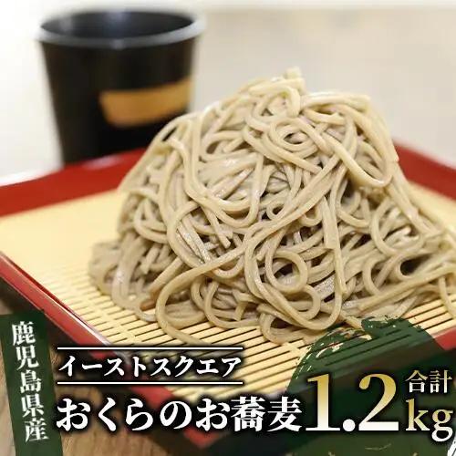 鹿児島県産オクラ使用 おくらのお蕎麦 1.2kg(200g×3袋入×2箱) イーストスクエア IB115-002  蕎麦 蕎麦 