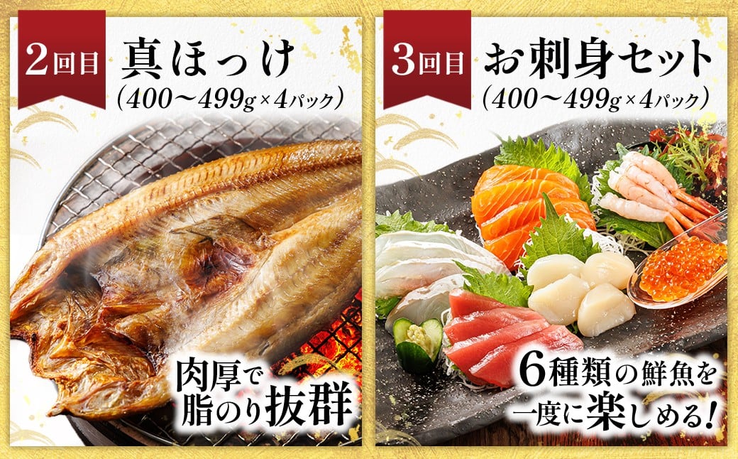 豊かな海が育んだ、北海道の海の幸を厳選してお届けする定期便です。