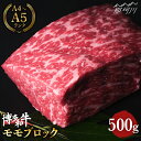 【ふるさと納税】【上質な赤身】博多和牛 牛肉 赤身 モモ ブロック 500g ＜肉のくまもと屋＞ 那珂川市 牛肉 肉 黒毛和牛 ブランド牛 国産 BBQ バーベキュー 九州産 霜降り ローストビーフ[GBI015]17000 17000円